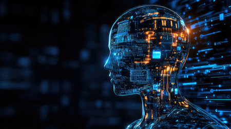 AI-driven business operations streamlining company workflows and boosting efficiencyの素材