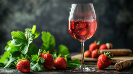 A strawberry wineの素材