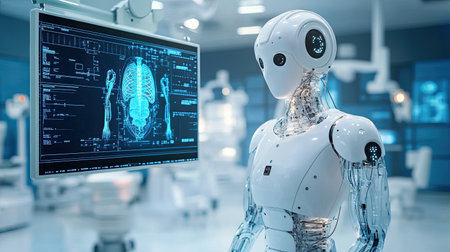 Medical technology advancements with robotic surgery and advanced diagnostic equipmentの素材