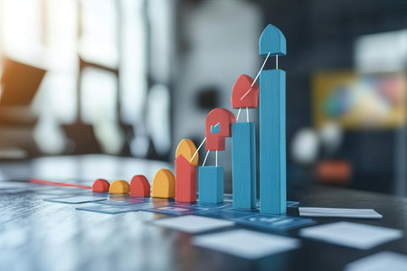 Company growth roadmap, showing key stages of expansion from startup to enterprise levelの素材