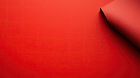 Copy space on a bold red background, great for attention-grabbing headlines or sale announcementsの素材