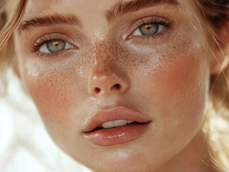 Fresh skin makeup, soft and natural look, radiant complexionの素材