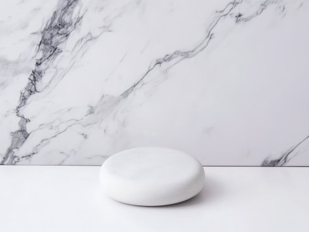 Copy space background on a clean white surface, perfect for text or product placementの素材