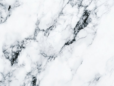Isolated white marble texture, smooth and clean surfaceの素材