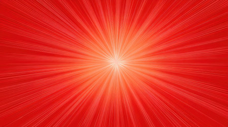 A stunning burst of red light radiates from the center, creating an energetic and dynamic abstract background perfect for graphic design and creative projects.の素材