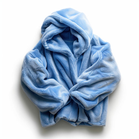 This cozy blue fleece hoodie offers ultimate comfort and warmth, perfect for casual wear and lounging at home or during outdoor activities. Ideal for everyone!の素材