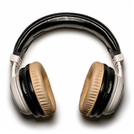 Beautifully crafted over-ear headphones featuring soft cushions for ultimate comfort, perfect for extended listening sessions and stylish enough for any setting.の素材