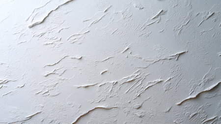 Explore this textured white wall surface featuring intricate patterns that create a captivating backdrop for artistic and contemporary design projects in any space.の素材