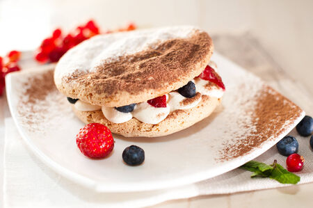 berries cakeの写真素材