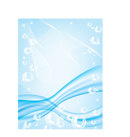 abstract blue smokeのイラスト素材