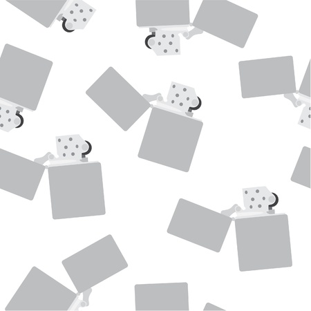 seamless pattern of lightersのイラスト素材