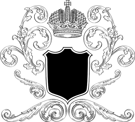 Cool royalty heraldic for the best workのイラスト素材