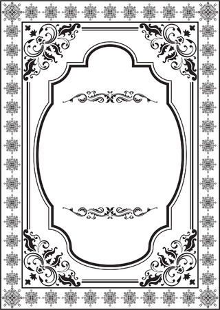 Classic border the best oneのイラスト素材