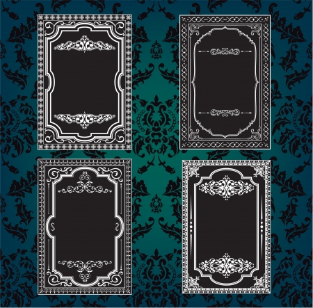 The set of exelent borders のイラスト素材