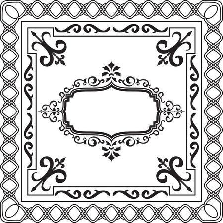 Perfect frame on whiteのイラスト素材