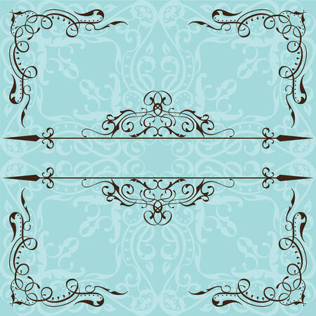 Optical ornate page is isolatedのイラスト素材