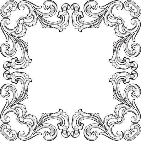 The fine good page art is on whiteのイラスト素材