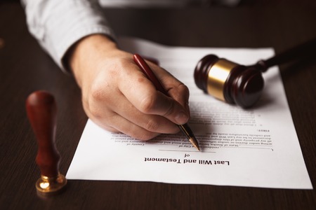 Divorce decree formの写真素材
