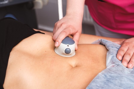 Beauty Spa, Human Hand, Liposuction Medical Laser Dieting, Growth, Future, Care, Protectionの写真素材