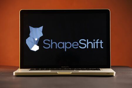 Tula, Russia - FEBRUARY 21, 2019 : logo displayed on a laptopのeditorial素材