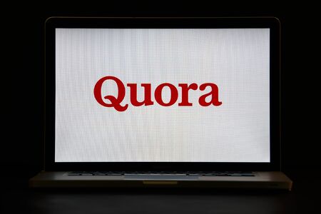 Tula, Russia - FEBRUARY 21, 2019 : logo displayed on a laptopのeditorial素材