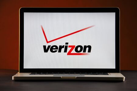 Tula, Russia - FEBRUARY 21, 2019 : logo displayed on a laptopのeditorial素材