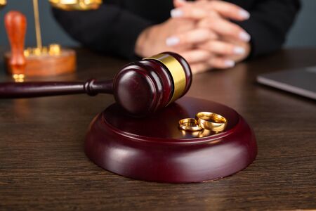 Lawyer business women working and notary signs the documents at office. consultant lawyer, justice and law ,attorney, court judge, conceptの写真素材