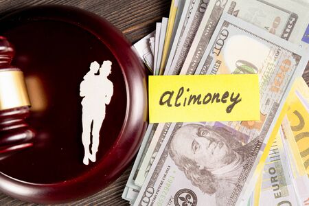 Alimoney concept. Children protection and divorce.の写真素材