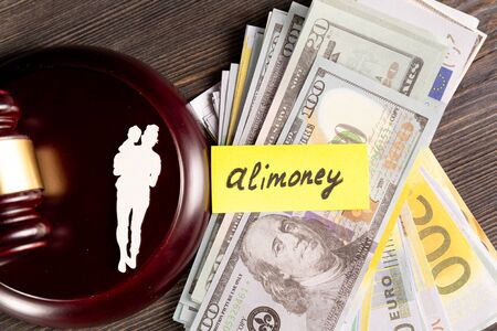 Alimoney concept. Children protection and divorce.の写真素材