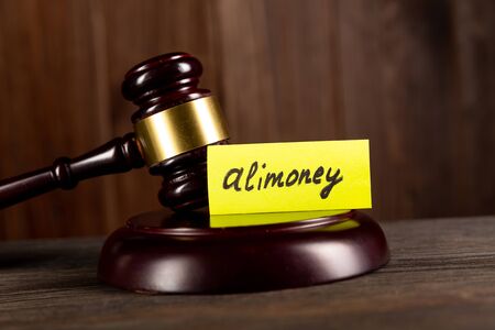 Child support of alimoney. Divorce concept. Alimoney paymentの写真素材