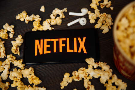 Tula Russia 16.01.20: Netflix, Inc. is an American provider of on-demand Internet streaming media...