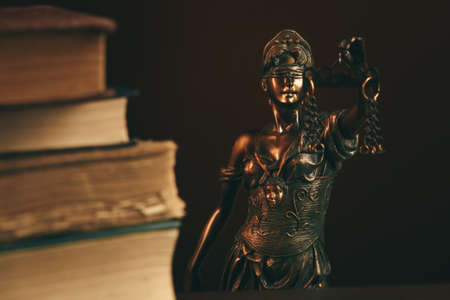 The Statue of Justice symbol, legal law concept iの写真素材