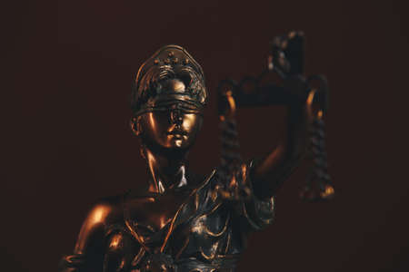 The Statue of Justice symbol, legal law concept iの写真素材