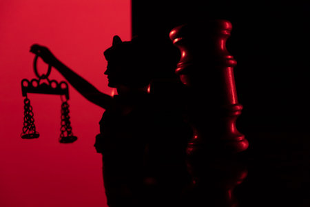 Judges gavel . Law and justice concept , multi - exposure.