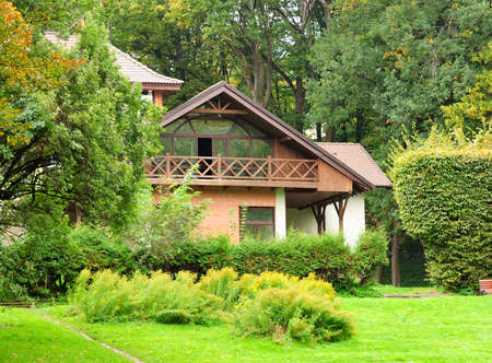 Exterior of House with Landscapingのeditorial素材