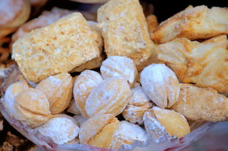 Plate with homemade cakesの写真素材