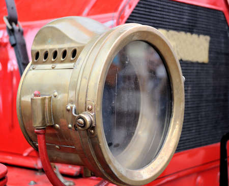 Old car lampの写真素材