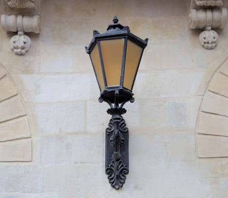 Old style street lampの写真素材
