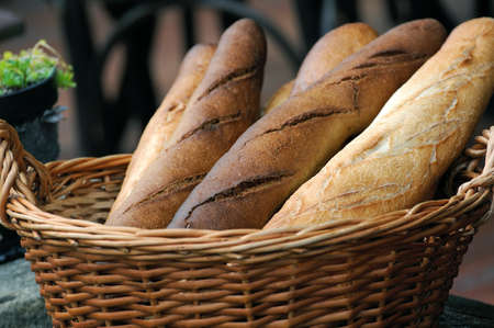 Homemade cooking made from whole wheat and grains with breadsの写真素材