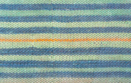Close up of beautiful colorful hand made motley rug or carpet