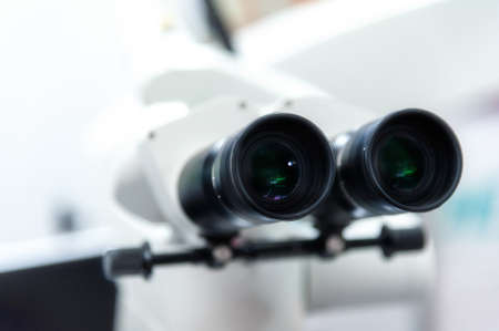 The image of the professional Dental endodontic binocular microscopeの写真素材