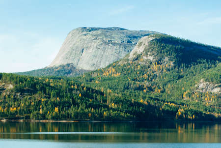 the beauty of the Northern mountains in Norwayの写真素材