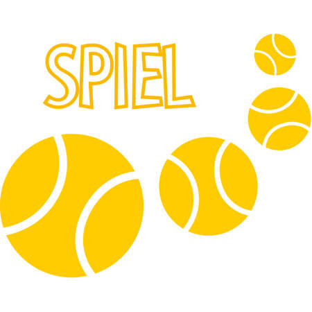 Tennis gameのイラスト素材