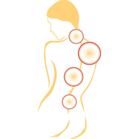 Body Back Painのイラスト素材