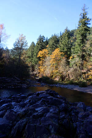afternoon image at Wildwood Falls.の写真素材