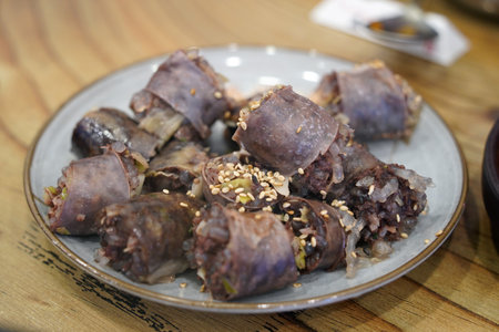 Sundae is a type of blood sausage in Korean cuisine