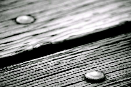 Wooden Plank Pathway, Macroの写真素材