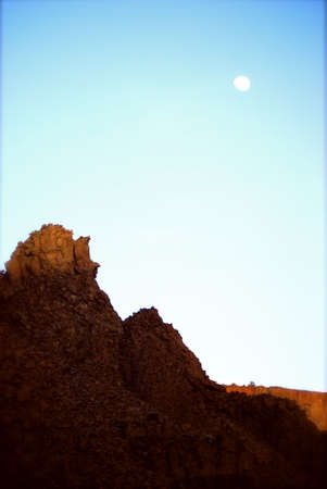 Moon in Sky 4の写真素材