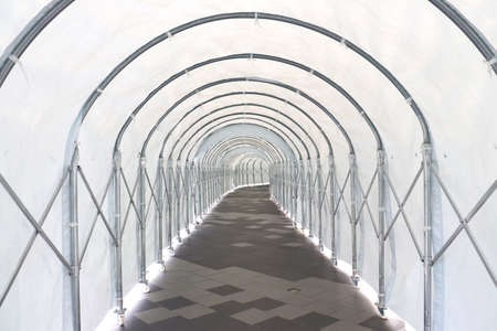 temporary walkway tent  for preventing rain from getting wet.