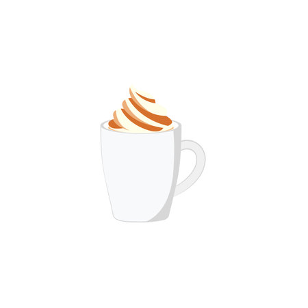 coffee cup,fresh coffee cup vector illustrationのイラスト素材